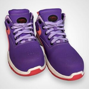 Avenger Reaction Work Boots Safety Toe Purple Womens 9  Lace Up Low Top